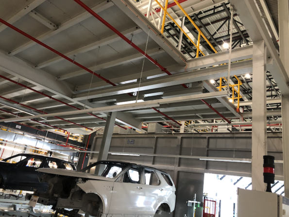 Výroba a montáž oceľových prvkov na vystuženie platforiem na PaintShop, Jaguar LandRover v Nitre 